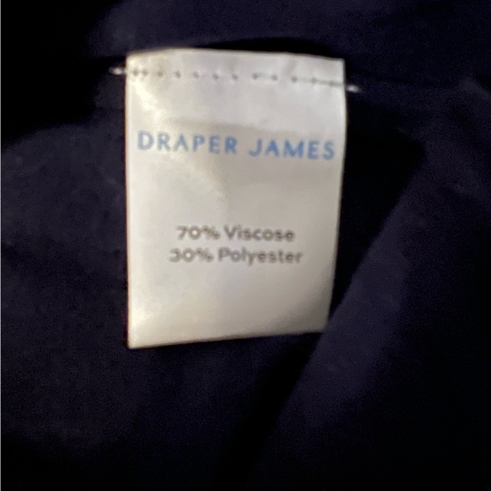 NWT Draper James Navy Nassau Blue Crew Neck A-Line Sweater Dress Small New - Picture 12 of 12